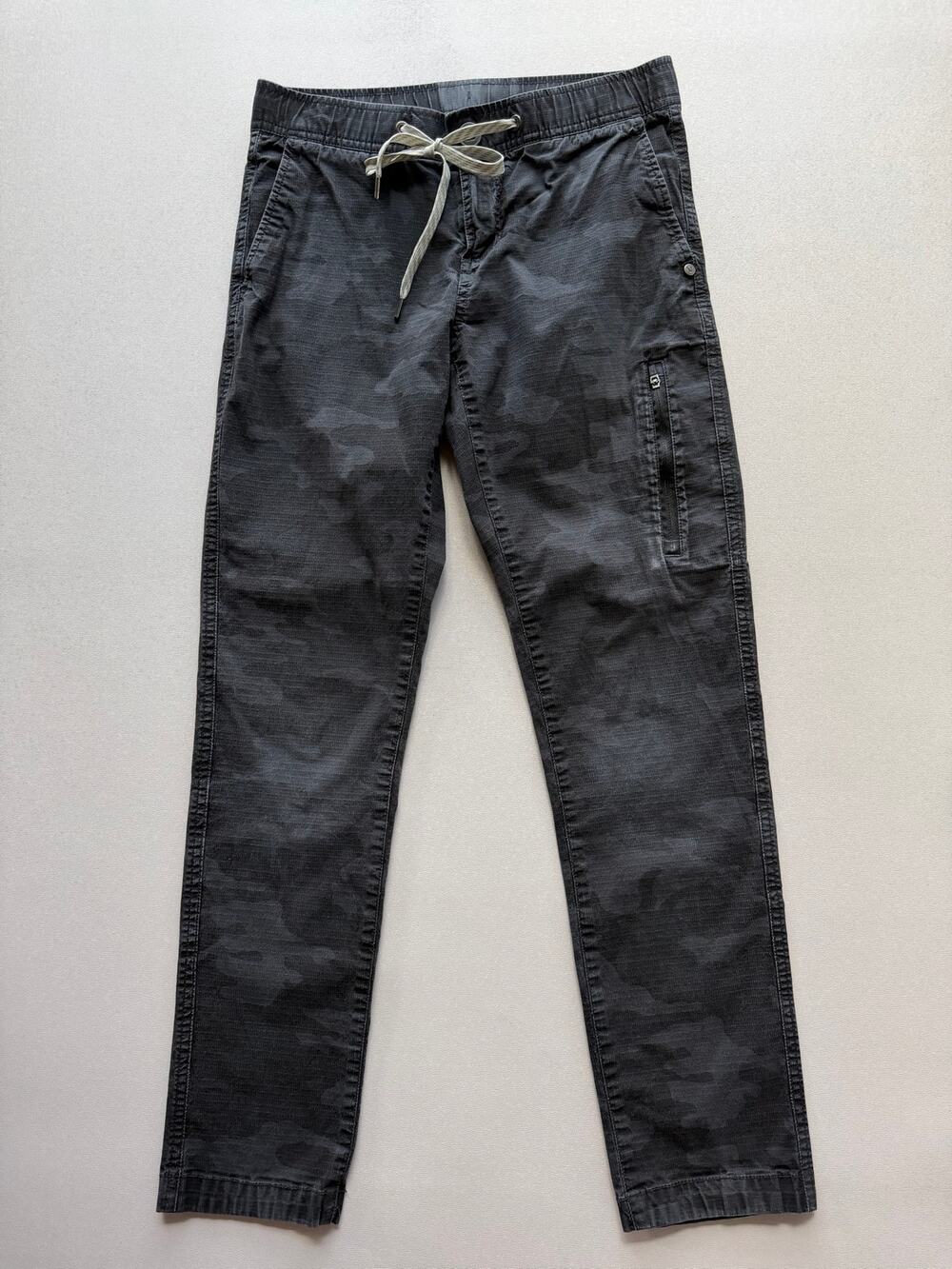 Vuori Women's Charcoal/Black Camo Slim Fit Ripstop Cimber Pants Size XS